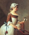Girl with Racket and Shuttlecock Jean Baptiste Simeon Chardin